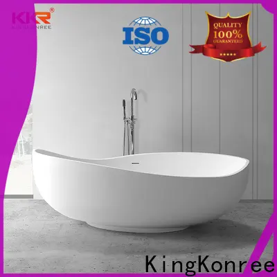 KingKonree stone resin bathtub manufacturer for hotel1 1