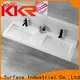 KingKonree texture wall hung small cloakroom basin manufacturer for bathroom 1