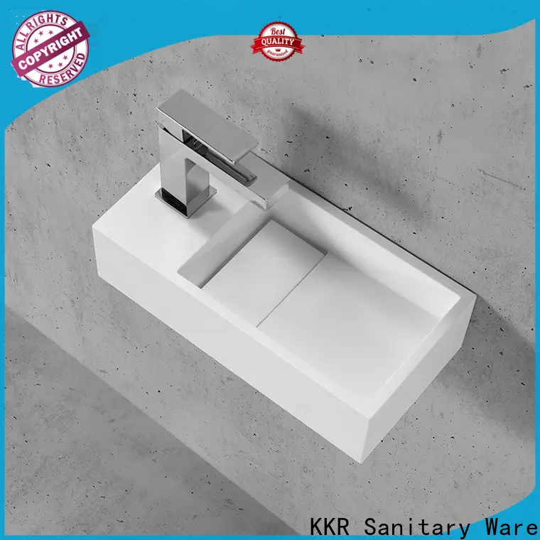 KingKonree traditional wall hung basin customized for hotel 1