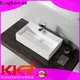 KingKonree durable top mount bathroom sink cheap sample for room 1