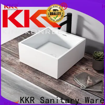 reliable above counter vessel sink at discount for hotel 1