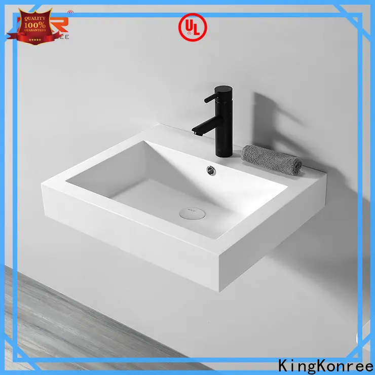 KingKonree marble wall mounted pedestal sink sink for toilet 1