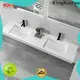 KingKonree moden rectangular wall hung basin supplier for bathroom 1