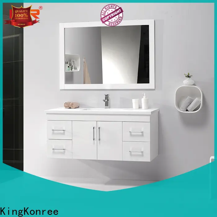 KingKonree sturdy single vanity cabinet manufacturer for motel 1