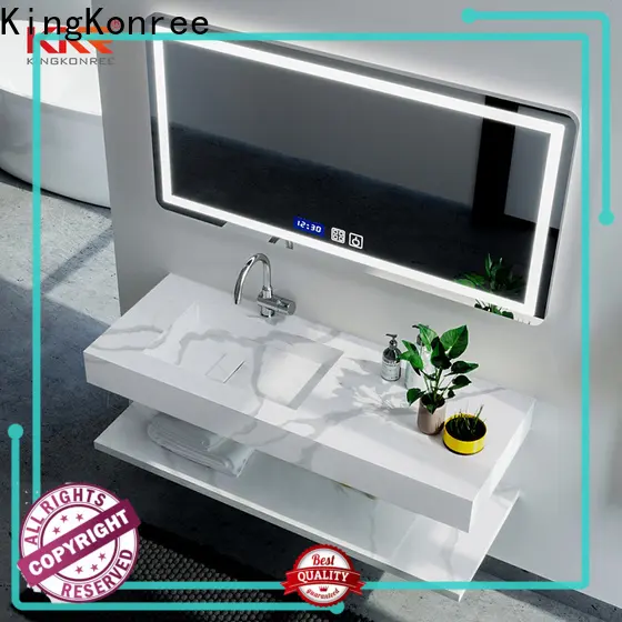 KingKonree sanitary ware washroom basin cabinet design for motel 1