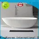 KingKonree black stone resin bathtub supplier for bathroom 1