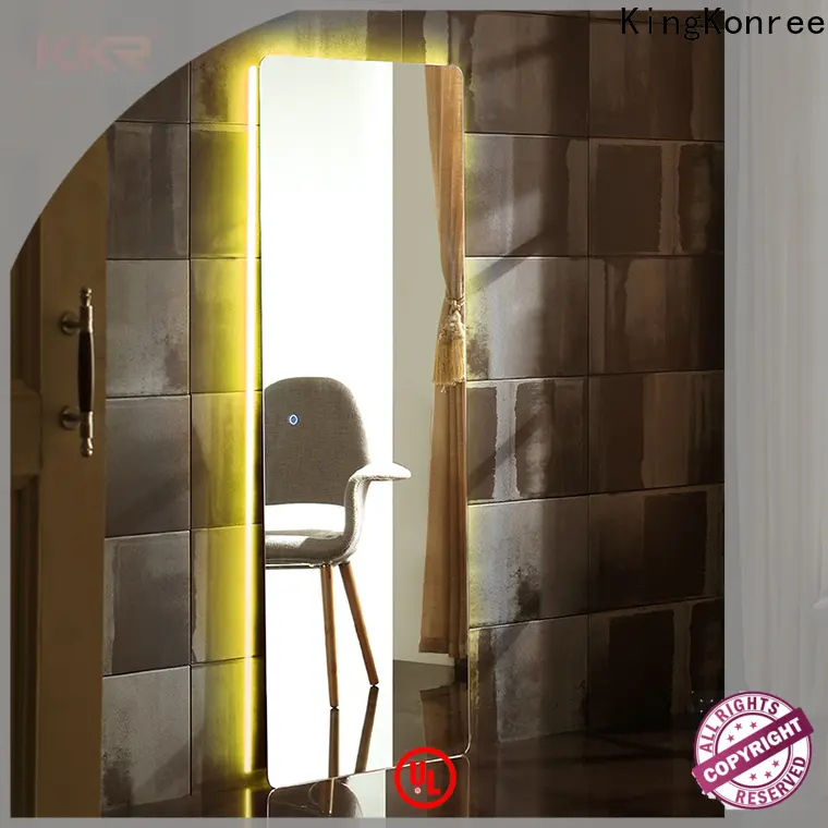 KingKonree hung unique mirrors manufacturer for bathroom 1