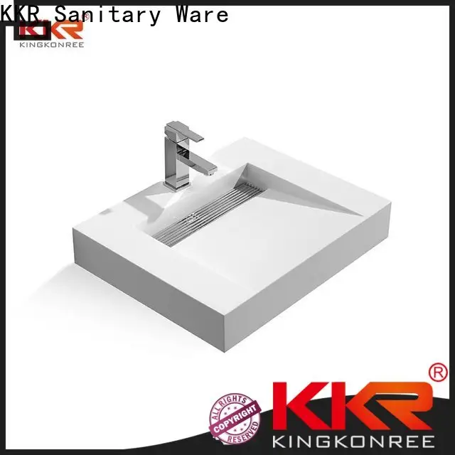 fancy wall hung corner basin design for home 1