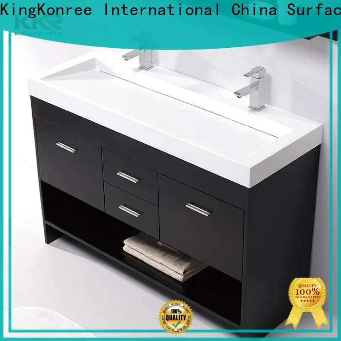 KingKonree elegant hanging basin cabinet supplier for bathroom 1