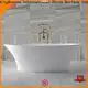 KingKonree matt rectangular freestanding bathtub ODM for hotel 1
