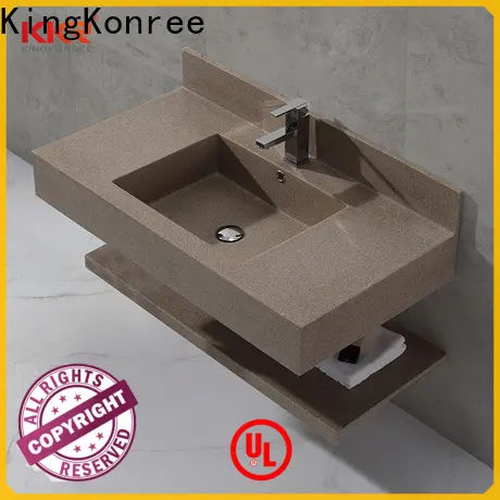 KingKonree stable rectangular wall mount sink manufacturer for hotel 1