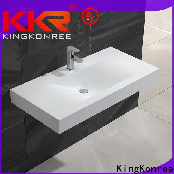KingKonree hang wall mounted basin sink customized for bathroom 1