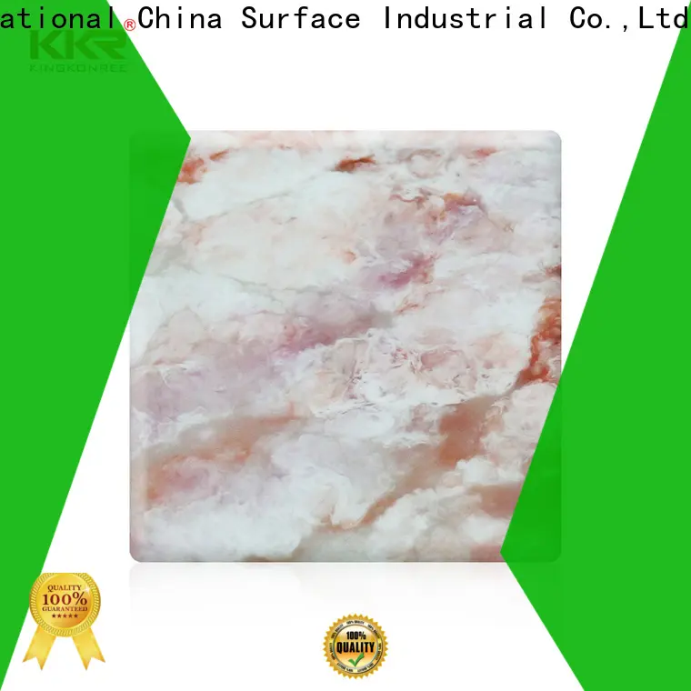 white solid surface sheets design for hotel 1