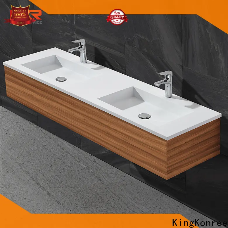 KingKonree grey ctm basin cabinets customized for bathroom 1