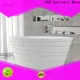 practical stone resin freestanding bath free design for bathroom 1