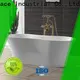 KingKonree resin stone bathtub free design for shower room 1