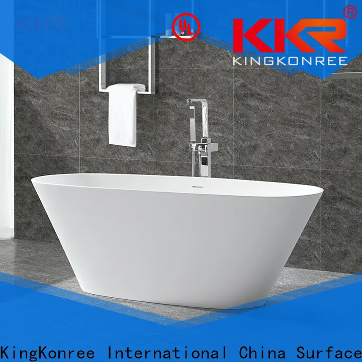 KingKonree finish round bathtub custom for hotel 1