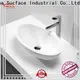 durable top mount bathroom sink design for restaurant 1