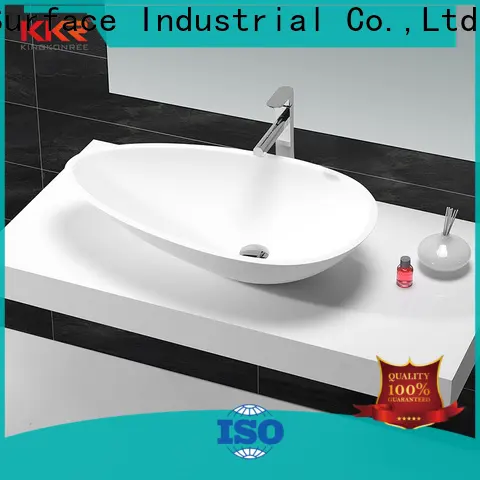 KingKonree white top mount bathroom sink design for home 1