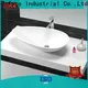KingKonree white top mount bathroom sink design for home 1