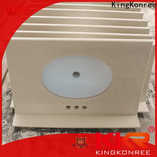 KingKonree undermount resin bathroom countertops supplier for bathroom 1