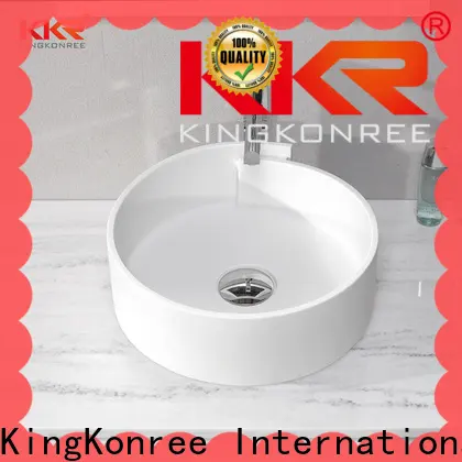 KingKonree above counter basin round cheap sample for restaurant 1