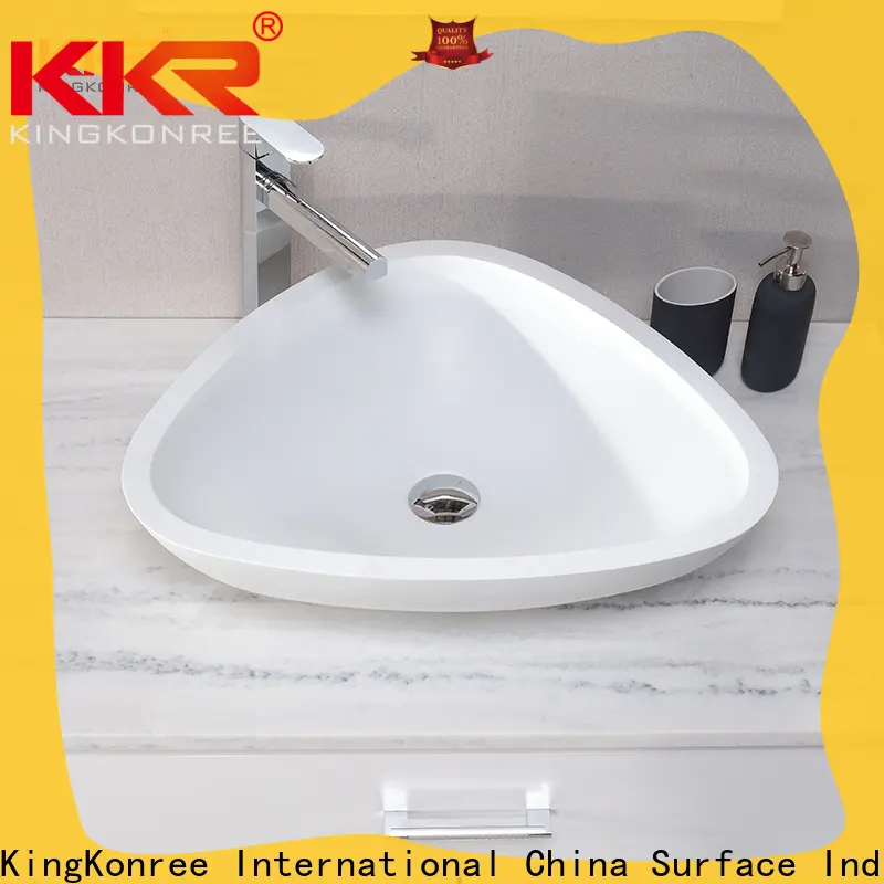 KingKonree above counter bathroom sink bowls customized for hotel 1