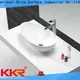 KingKonree square above counter bathroom sink design for restaurant 1
