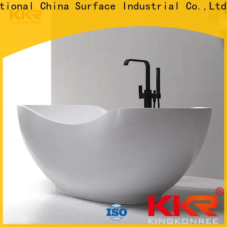 KingKonree solid surface bathtub OEM for family decoration1 1