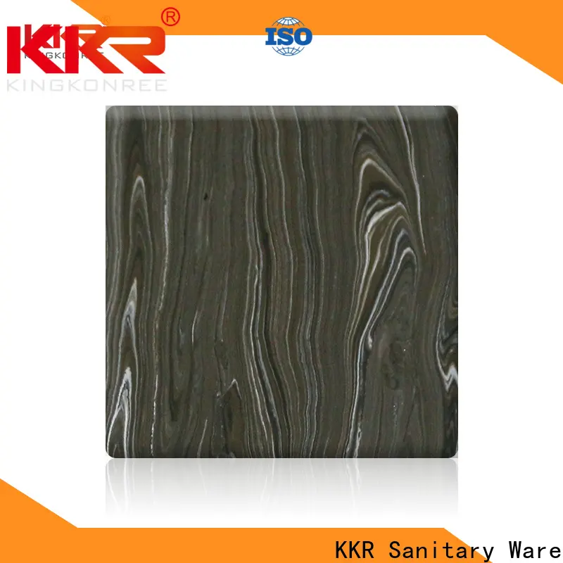 grey solid surface sheets for sale manufacturer for hotel 1