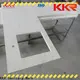 L shape cheapest solid surface worktops personalized for kitchen 1