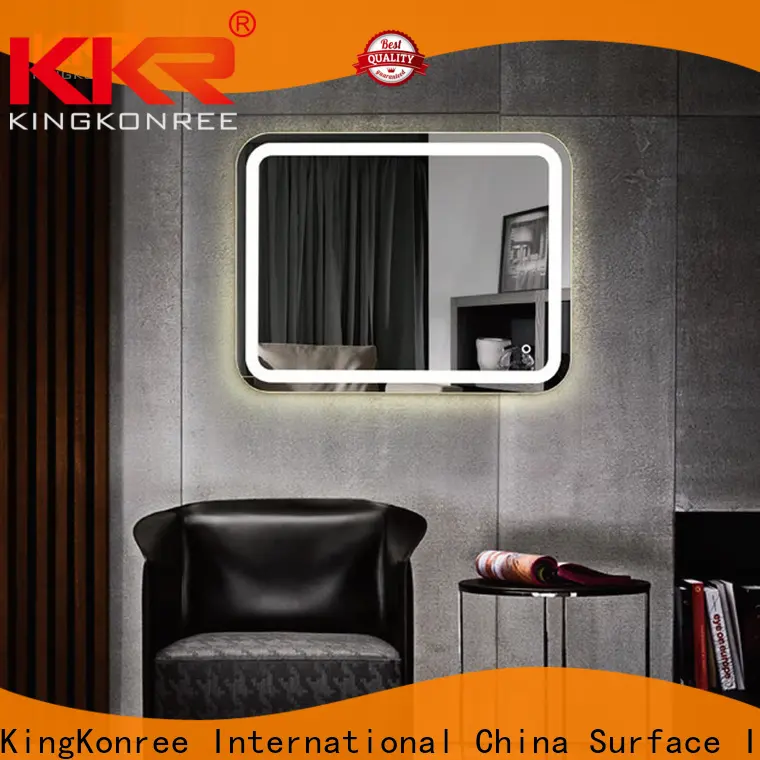 unique led mirror customized design for hotel 1
