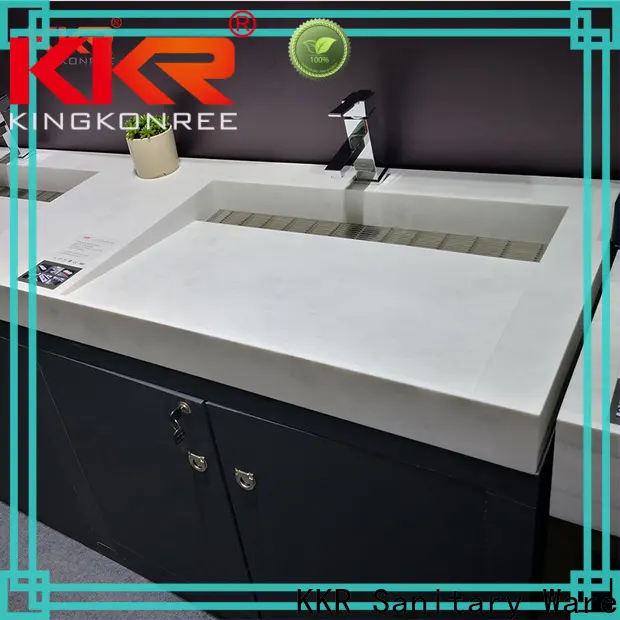 KingKonree sanitary ware washbasin cupboard supplier for hotel 1