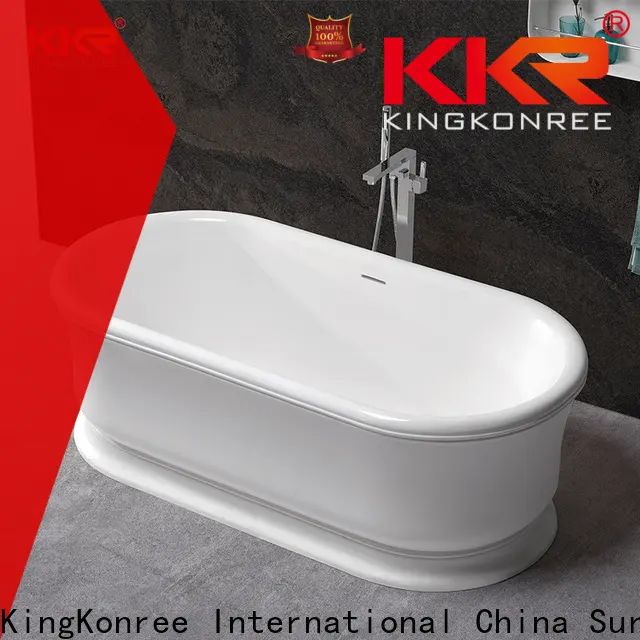KingKonree high-end stone resin bathtub ODM for family decoration 1