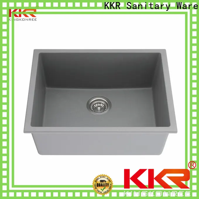 KingKonree cast iron undermount kitchen sink customized for household 1