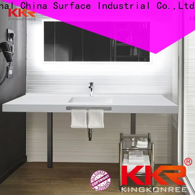 bathroom 48 inch bathroom countertop customized for motel 1