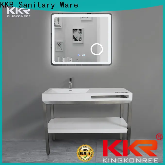 KingKonree corian bathroom countertop with integrated sink supplier for bathroom 1