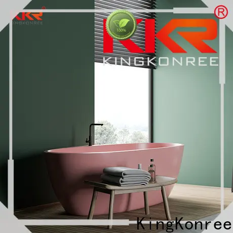 KingKonree marble modern free standing bath tubs free design for shower room 1