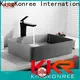 KingKonree durable above counter bathroom sink vanity manufacturer for hotel 1