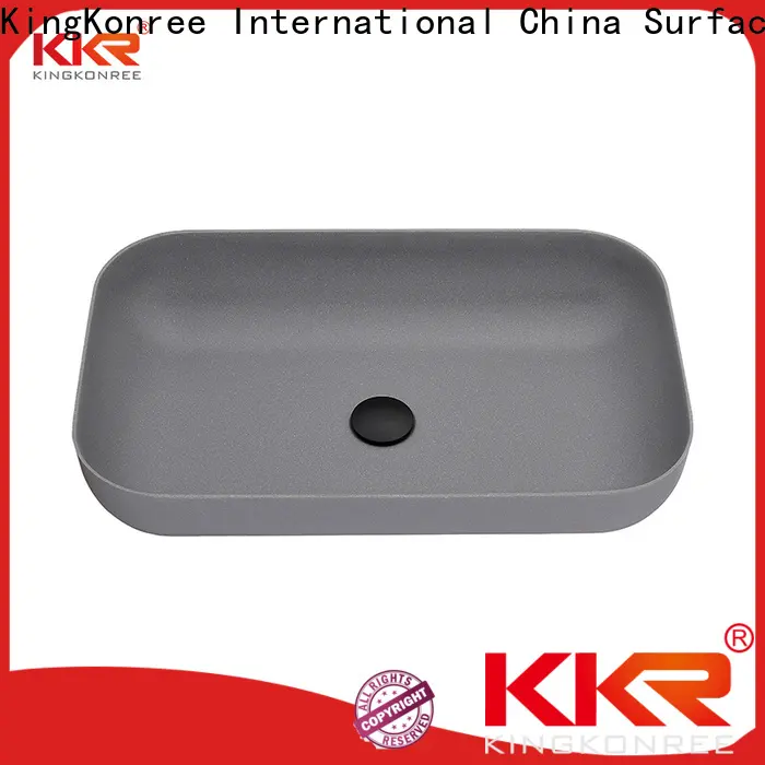 KingKonree small above counter bathroom sinks at discount for room 1