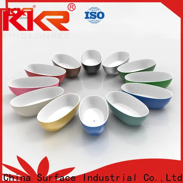 bulk production resin freestanding bathtub supplier for family decoration 1