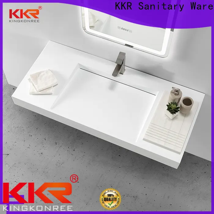 acrylic wall hanging basin design for hotel 1