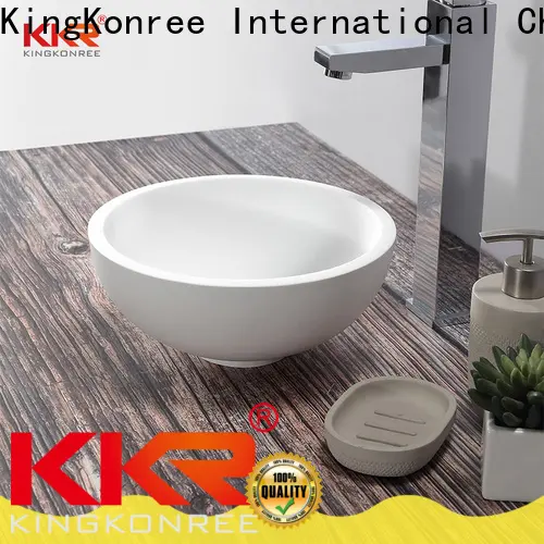 KingKonree excellent above counter vessel sink manufacturer for restaurant 1