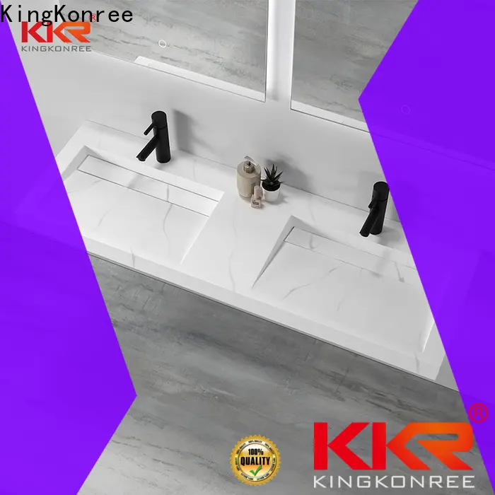 KingKonree rectangle wall mounted stainless sink sink for toilet 1