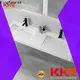 KingKonree rectangle wall mounted stainless sink sink for toilet 1