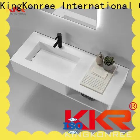 smooth wall mount lavatory sink customized for toilet 1