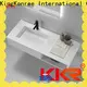smooth wall mount lavatory sink customized for toilet 1