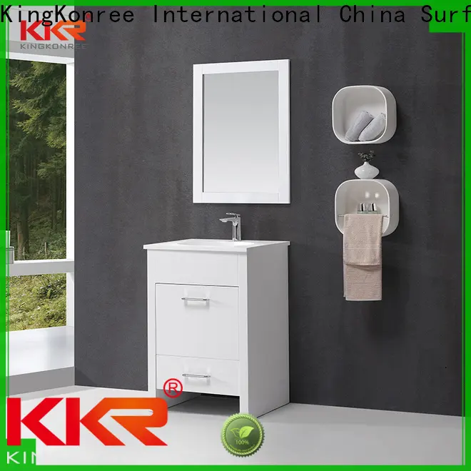 KingKonree durable under sink vanity cabinet latest design for hotel 1