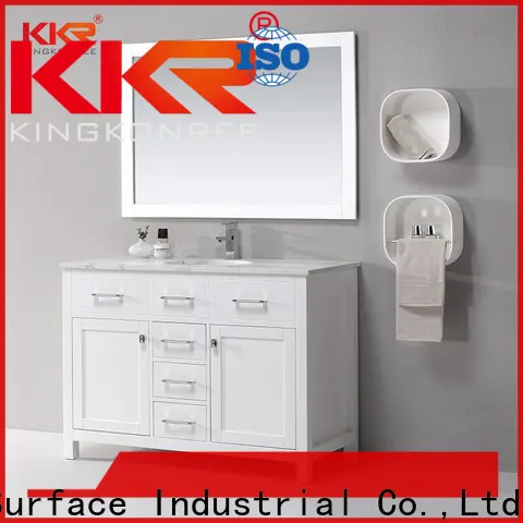 KingKonree bathroom vanity with matching cabinet manufacturer for hotel 1