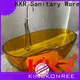 KingKonree freestanding bath tub free design for hotel 1
